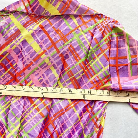 VTG VAN RAALTE 60s TO 70S Quilted‎ House Coat Robe Dressing Gown Sz 8 - Picture 9 of 11